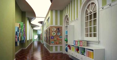 幼兒園裝飾畫 讓孩子感受家的溫暖